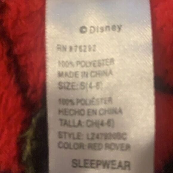 Disney‎ Fleece Mickey & Minnie PJ Pants Sz S - Picture 7 of 14